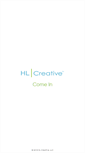 Mobile Screenshot of hl-creative.com